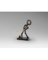 GOLF- FIGURA -NEGRO/ORO
